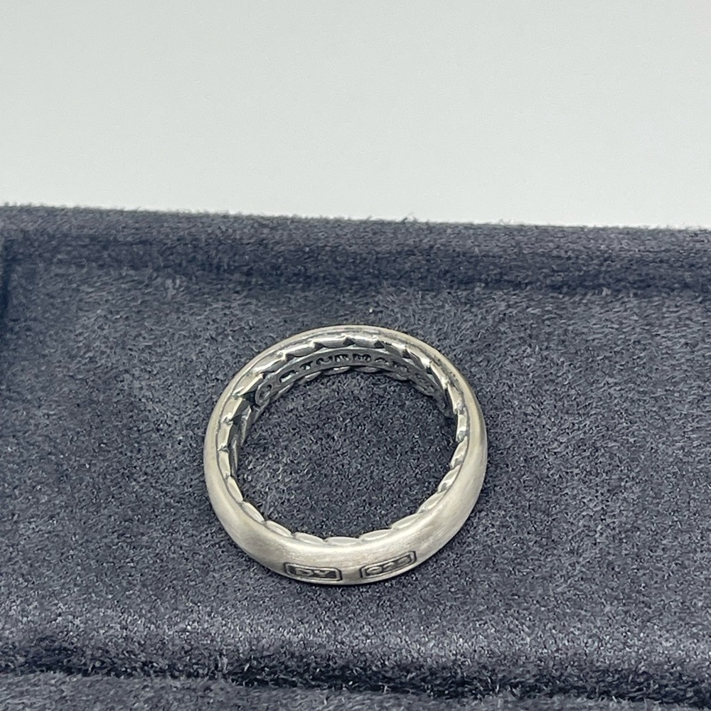 David Yurman Men’s Sterling Silver Ring - Picture 8 of 8